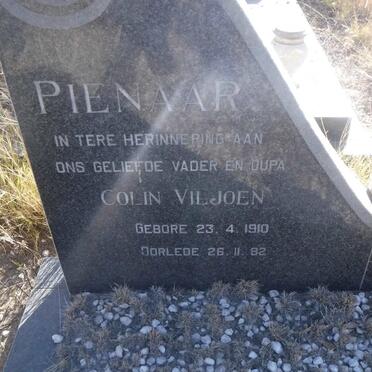 PIENAAR Colin Viljoen 1910-1982
