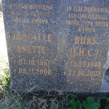 PLESSIS J H.C., du 1948-2002 &amp; Druchelle Anette 1951-2000 