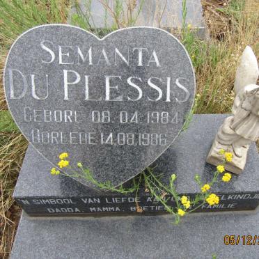 PLESSIS Semanta, du 1984-1986