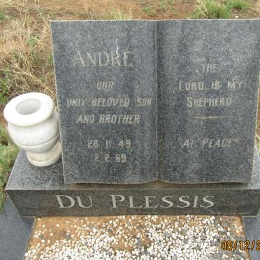 PLESSIS André, du 1949-1969