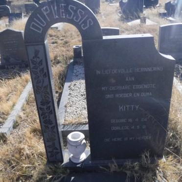 PLESSIS Kitty, du 1924-1981