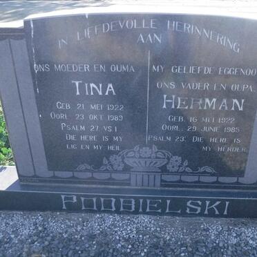 PODBIELSKI Herman 1922-1985 &amp; Tina 1922-1989