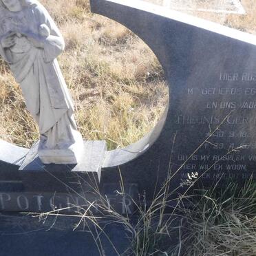 POTGIETER Petrus Andries Nel 1911-1991 :: POTGIETER Theunis Gerhardus 1937-1979