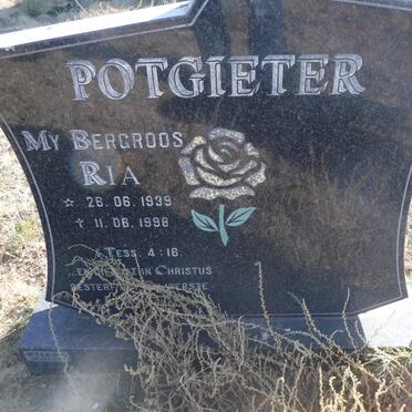 POTGIETER Ria 1939-1998