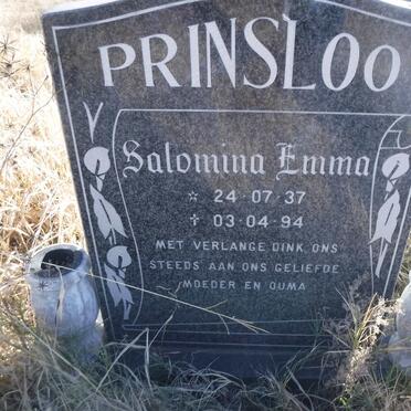 PRINSLOO Salomina Emma 1937-1994