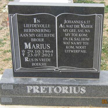 PRETORIUS Marius 1964-2021