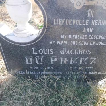 PREEZ Louis Jacobus, du 1971-1996