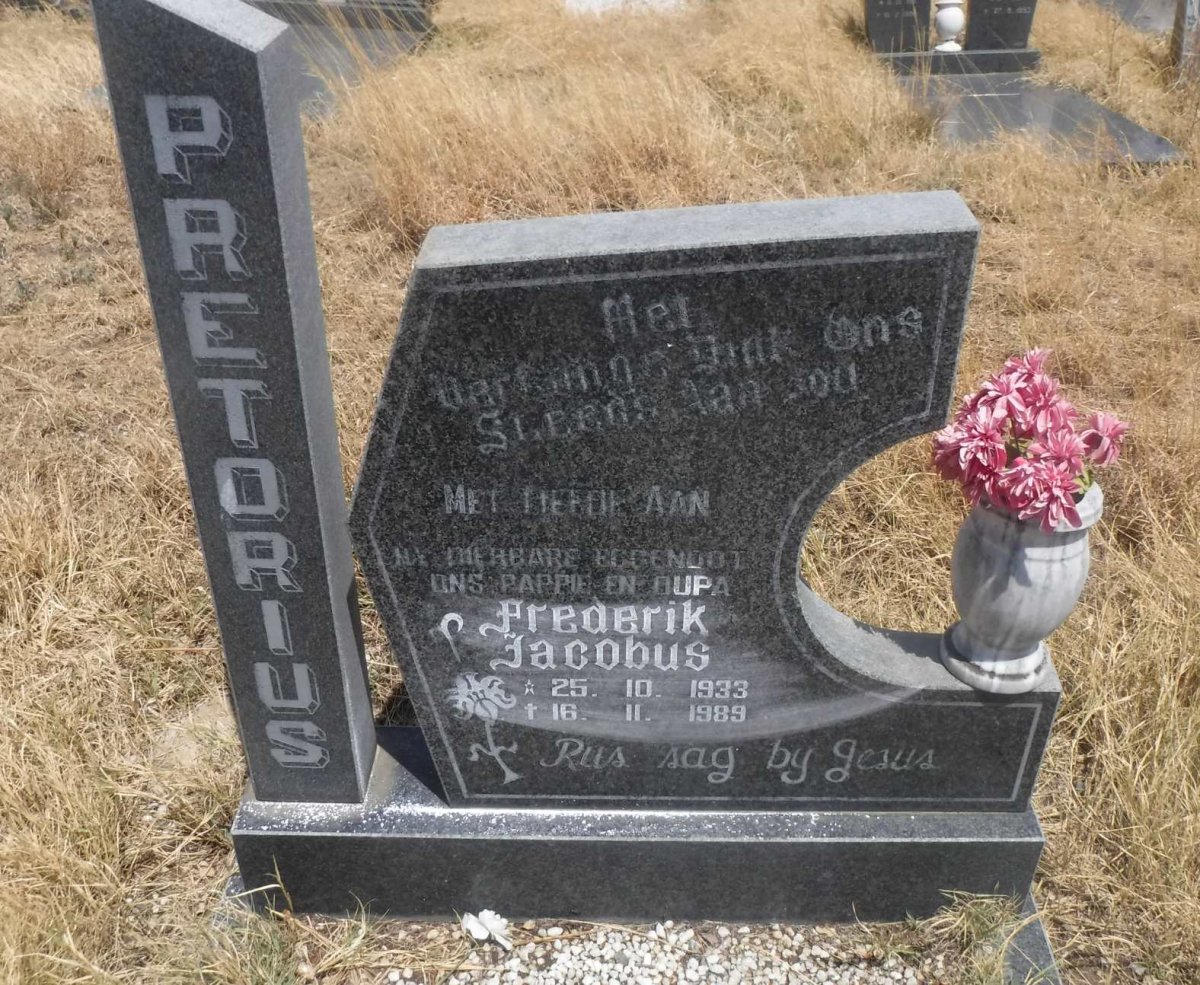 PRETORIUS Frederik Jacobus 1933-1989