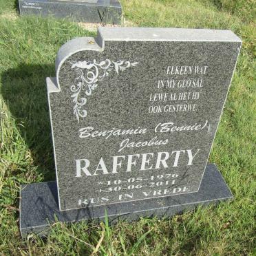 RAFFERTY Benjamin Jacobus 1976-2011