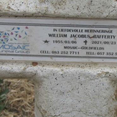 RAFFERTY William Jacobus 1955-2021