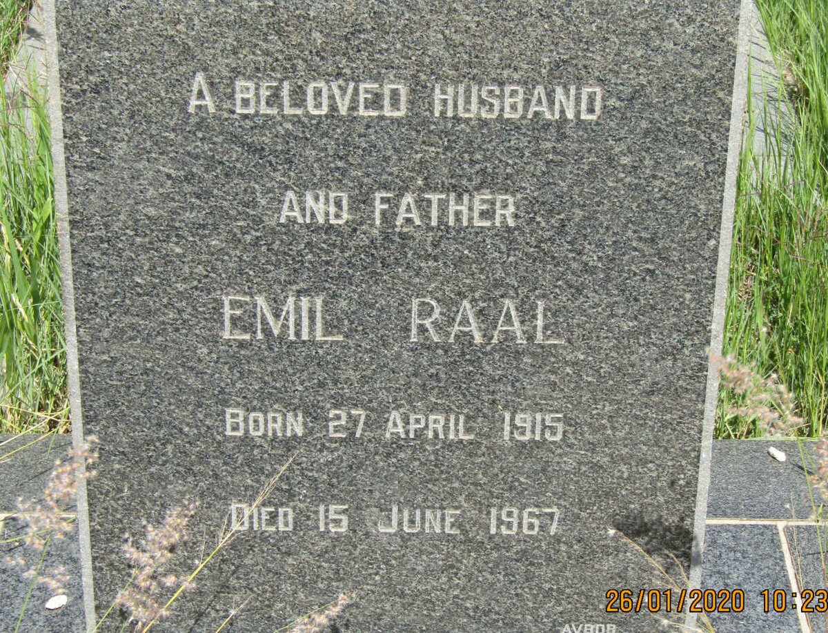 RAAL Emil 1915-1967