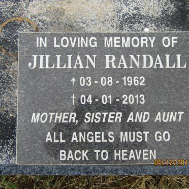RANDALL Jillian 1962-2013