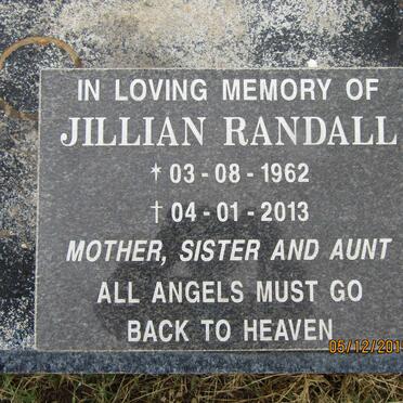 RANDALL Jillian 1962-2013