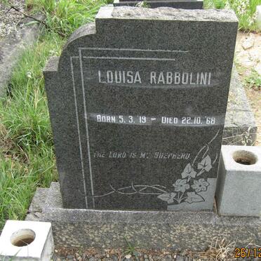RABBOLINI Louisa 1919-1968
