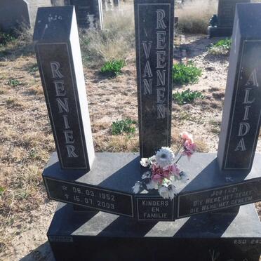 REENEN Renier, van 1952-2003 &amp; Alida