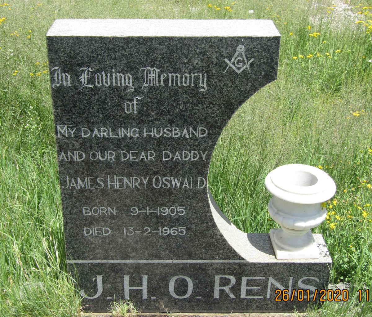 RENS J.H.O. 1905-1965