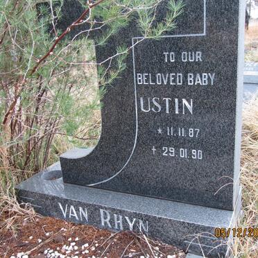 RHYN Justin, van 1987-1990