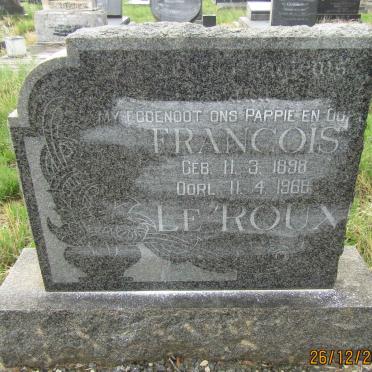 ROUX Francois, le 1898-1968