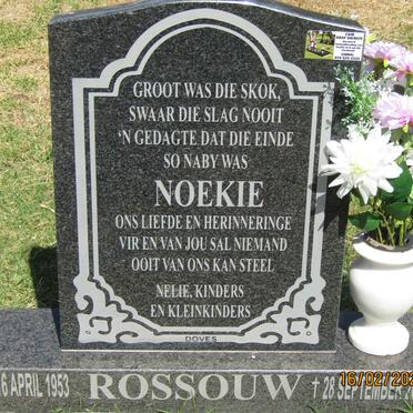 ROSSOUW Noekie 1953-2008