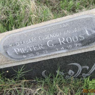 ROOS Pieter G. 1933-1975