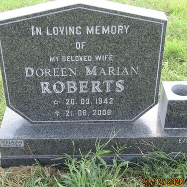 ROBERTS Doreen Marian 1942-2006