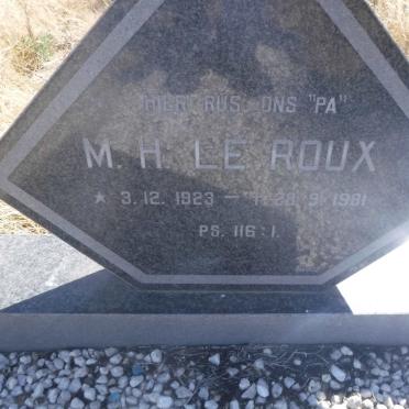 ROUX M.H., le 1923-1981