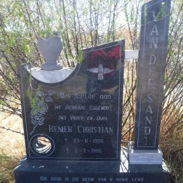 SANDT Renier Christian, van der 1926-1988