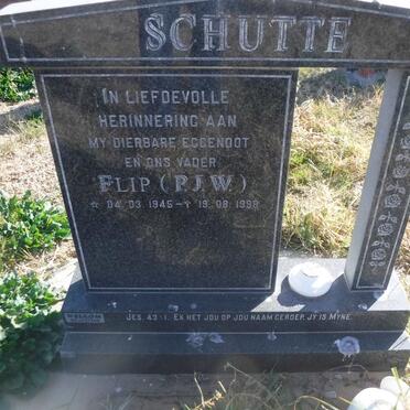 SCHUTTE P.J.W. 1945-1998