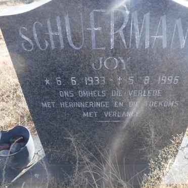 SCHUERMANS Joy 1933-1996