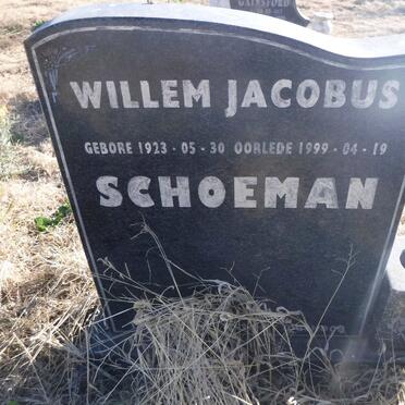 SCHOEMAN Willem Jacobus 1923-1999