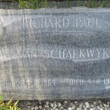 SCHALKWYK Richard Paul, van 1964-1964