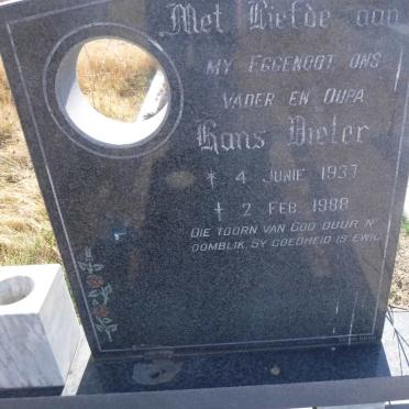 SCHMUCKER Hans Dieter 1937-1988