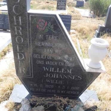 SCHROEDER Willem Johannes 1928-1992