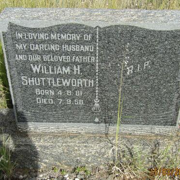 SHUTTLEWORTH William H. 1881-1958