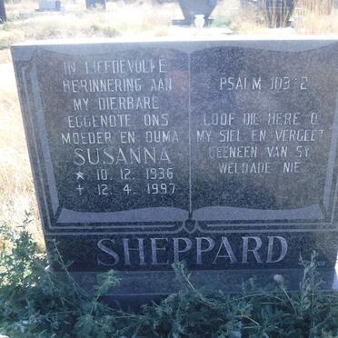 SHEPPARD Susanna 1936-1997