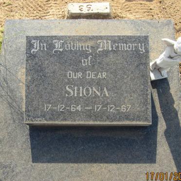 SHANKLAND Shona 1964-1967