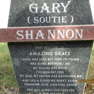 SHANNON Gary 1964-2013