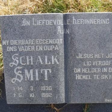 SMIT Schalk 1930-1992