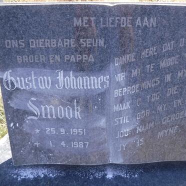 SMOOK Gustav Johannes 1951-1987