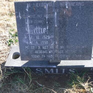 SMUTS Lettie 1929-1998