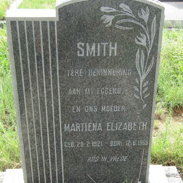 SMITH Martiena Elizabeth 1921-196?