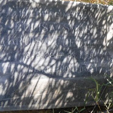 SMITS Louisa formerly KRUIS nee COETZEE 1922-1979