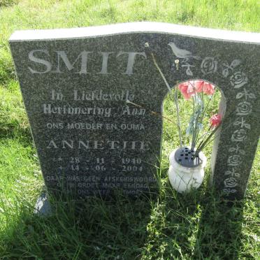 SMIT Annetjie 1940-2004