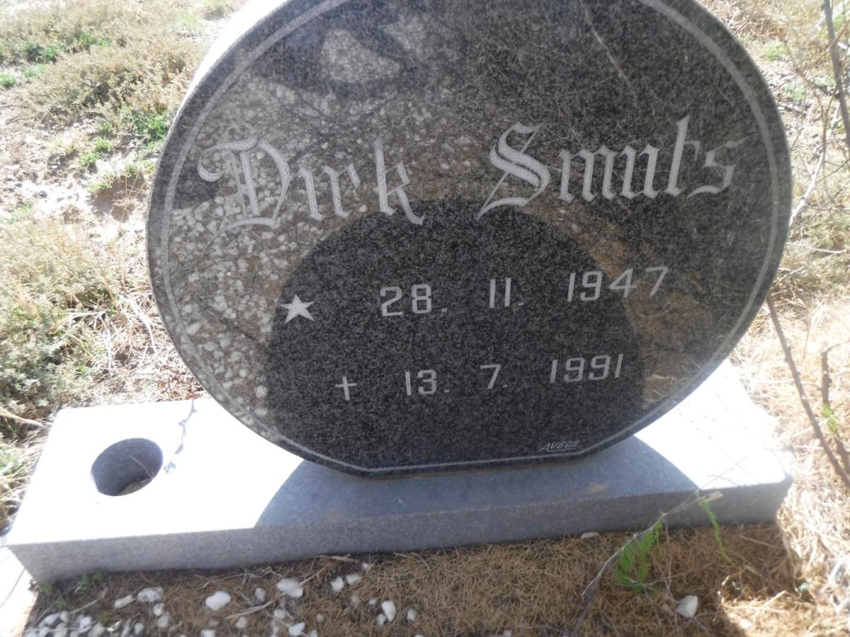 SMUTS Dirk 1947-1991
