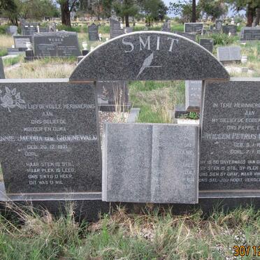SMIT Willem Petrus Christiaan 1919-1977 &amp; Annie Jacoba GROENEWALD 1921-
