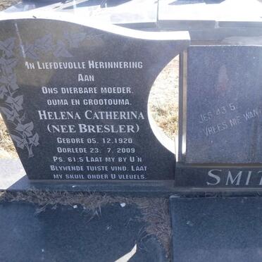 SMITH Helena Catherina nee BRESLER 1920-2009