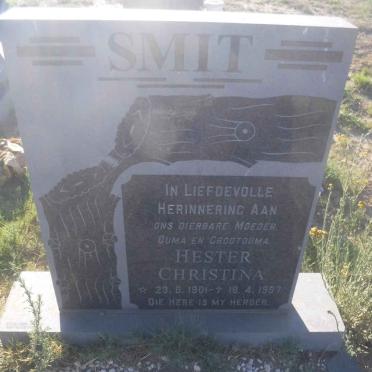 SMIT Hester Christina 1901-1997