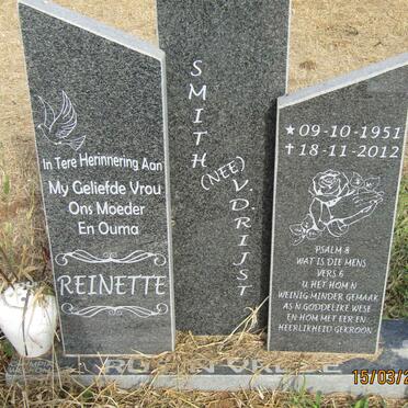 SMITH Reinette nee V.D. RIJST 1951-2012