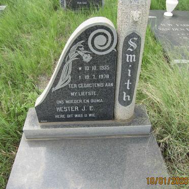 SMITH Hester J.E. 1935-1978