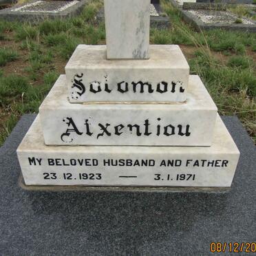 SOLOMON Atxentiou 1923-1971